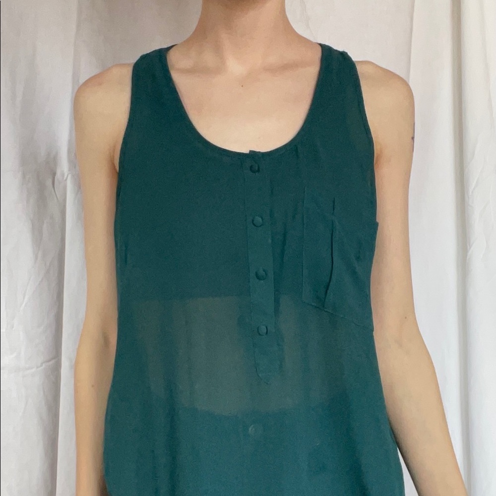 Sheer Sea Green Tank
